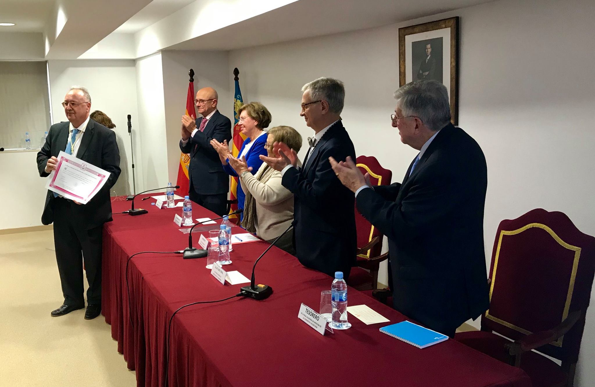 Leocadio Rodríguez ingresa en la Real Academia de Medicina de la Comunidad Valenciana