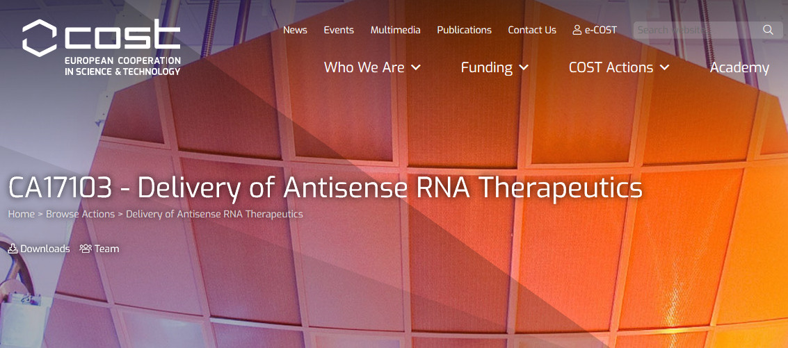 El grupo liderado por Isabel Varela-Nieto se incorpora a una acción COST sobre terapias con RNA antisentido