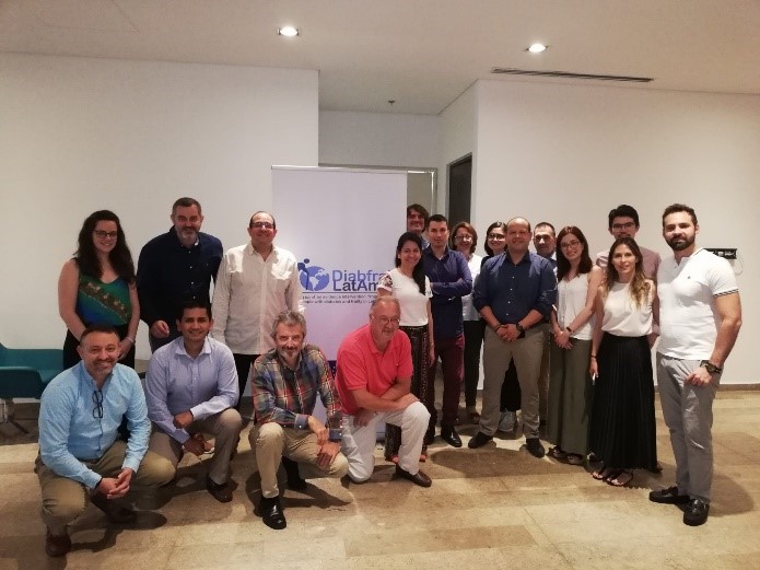 DIABFRAIL-LATAM celebra sus reuniones de training en Cartagena de Indias y Santiago de Chile