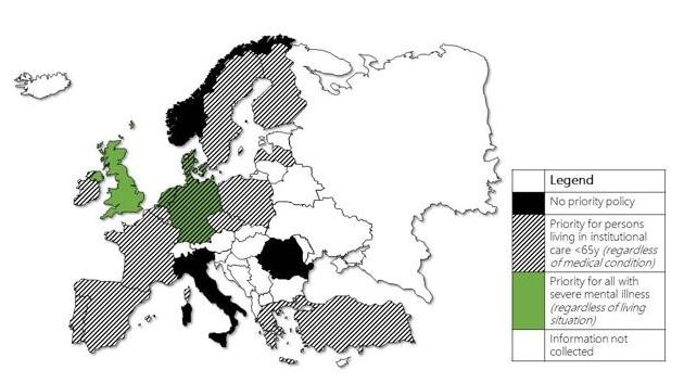 La mayoría de los países europeos ignora la salud mental en la estrategia de la vacuna de COVID-19