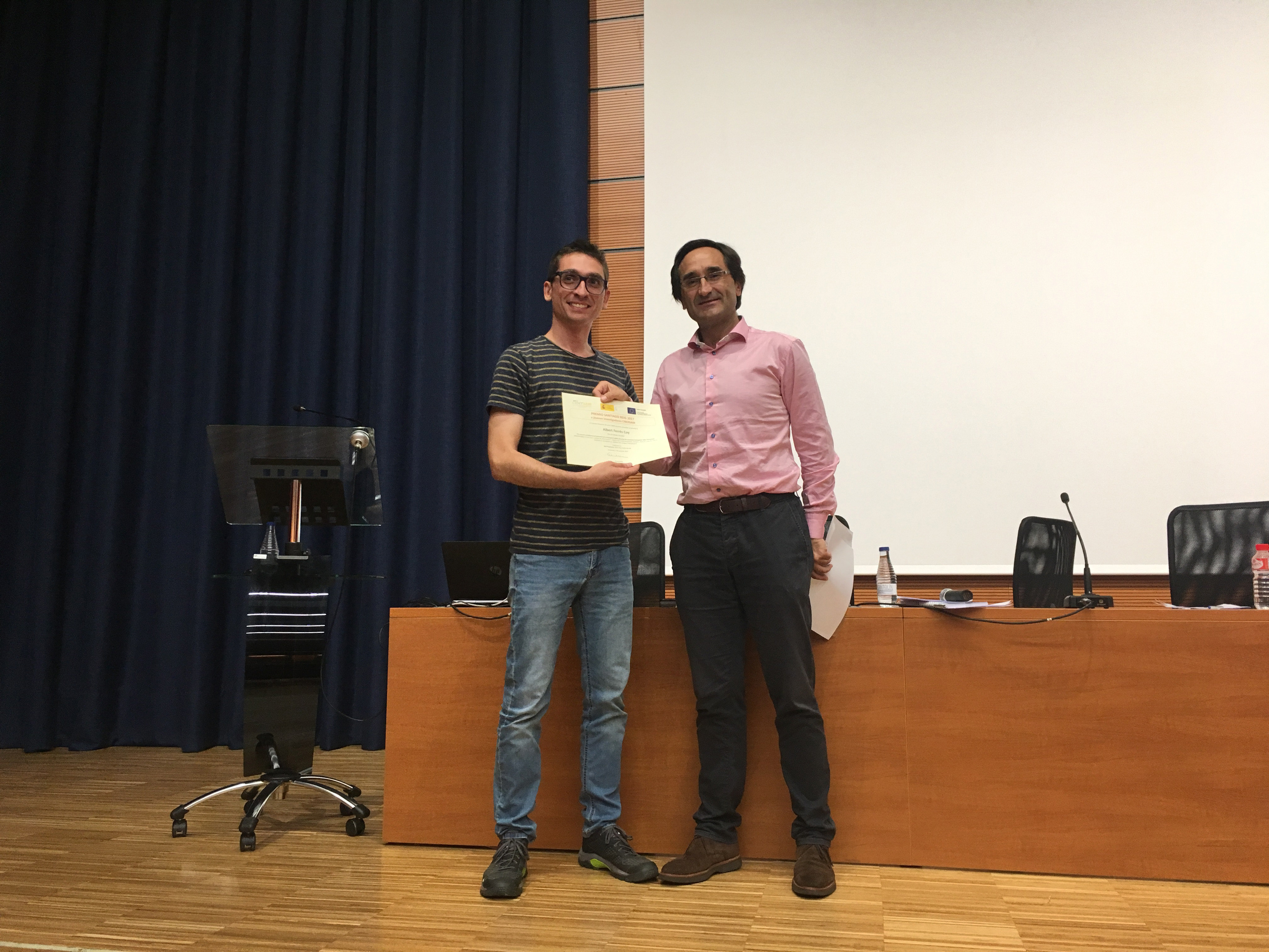 Albert Ferrés-Coy, recibe el premio Santiago Reig del CIBERSAM