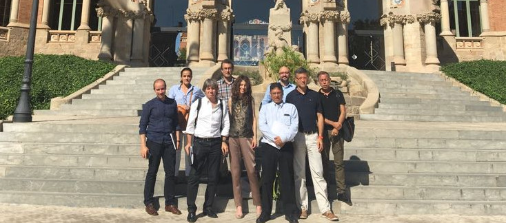 El Comité Científico Asesor Externo del CIBERER visita a los grupos de Barcelona